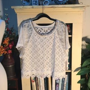 Buckle Miss Me Lace Top